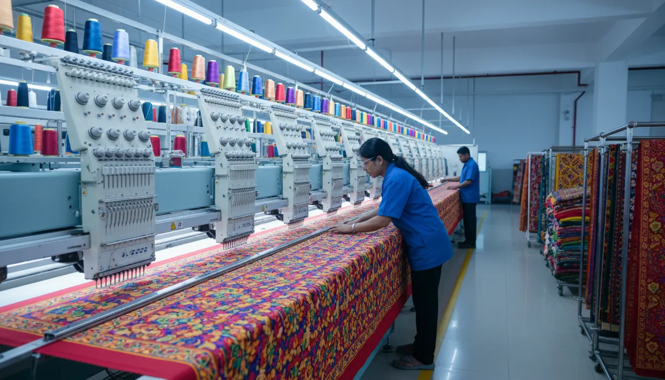 Industrial Embroidery Machines for Textile Manufacturing